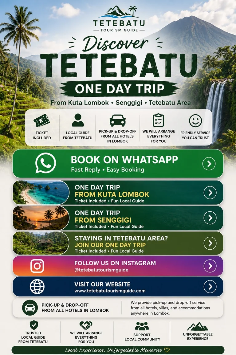 Discover Tetebatu One Day Trip poster